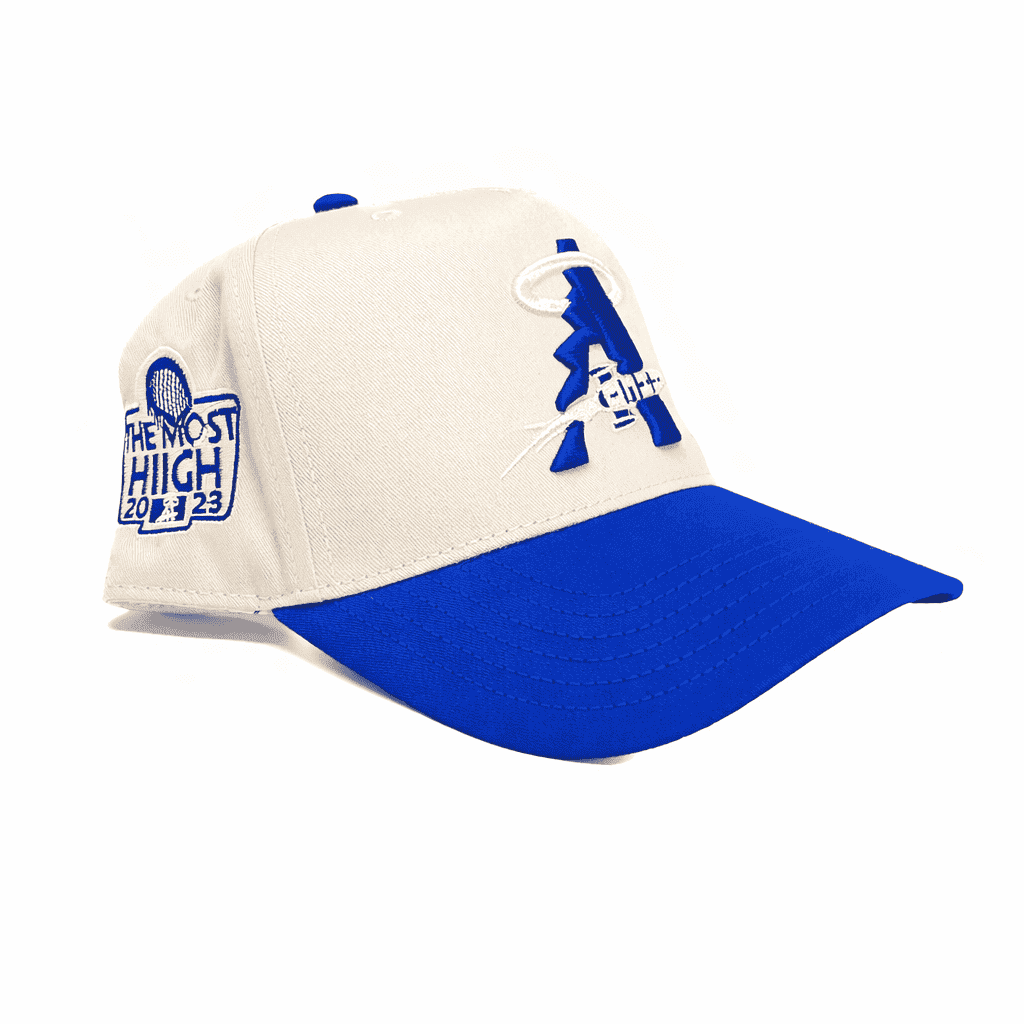 AHCO INFINITY ROCKET "SNAPBACK" CREAM/ ROYAL BLUE