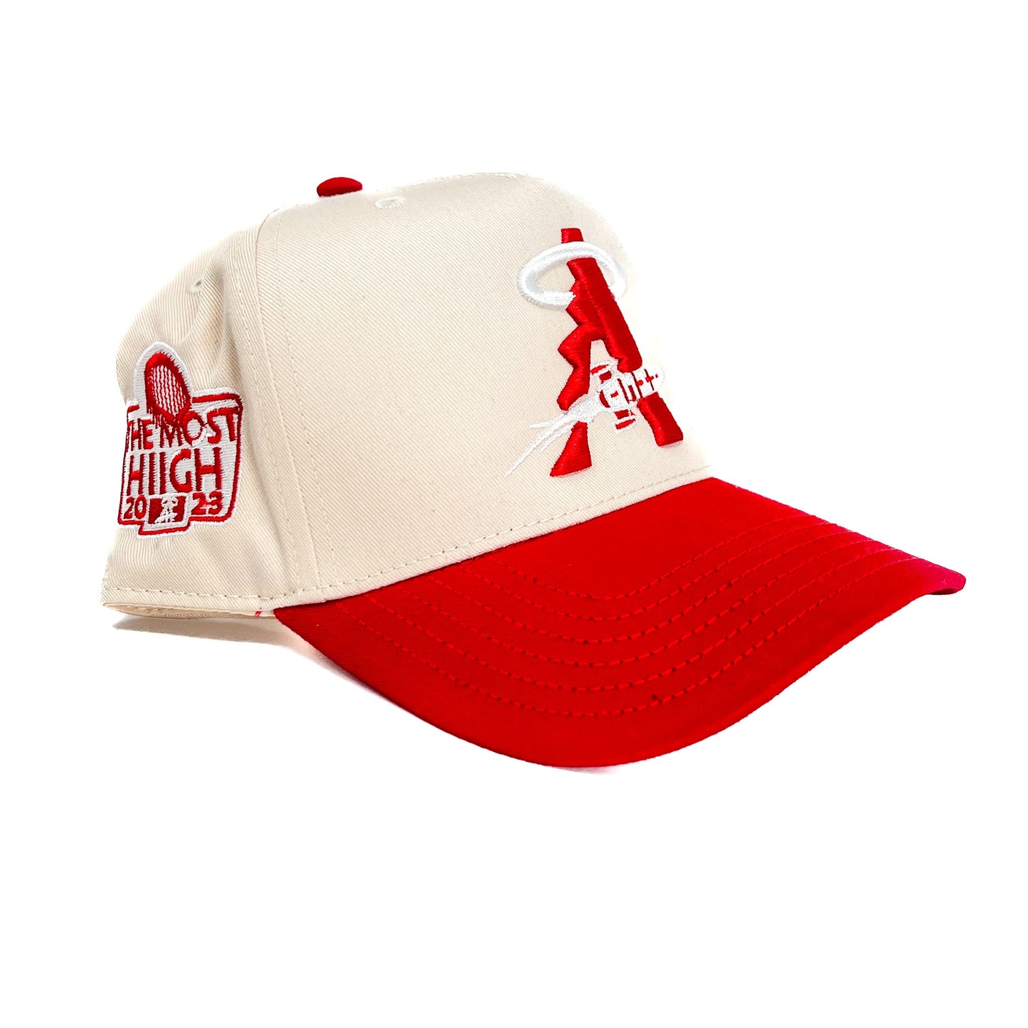 AHCO INFINITY ROCKET "SNAPBACK" CREAM/RED